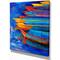 Designart - Boats and Jetty at Pier in Oil Painting - Sea & Shore Painting Print on Wrapped Canvas